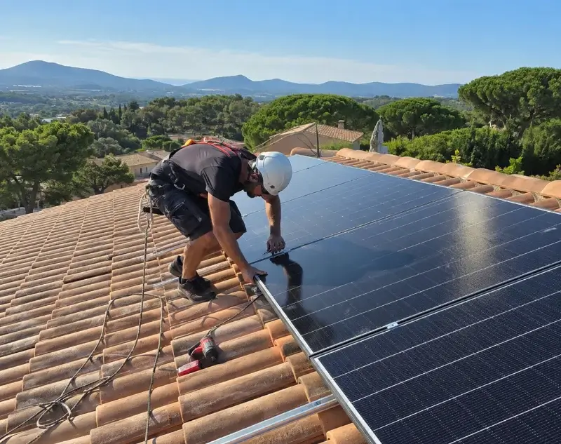 Installateur panneaux solaires Leyrieu — pose photovoltaïque sur toiture