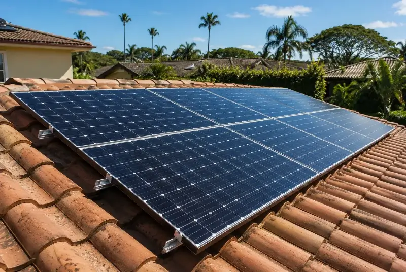 Installation de panneaux solaires à Leyrieu
